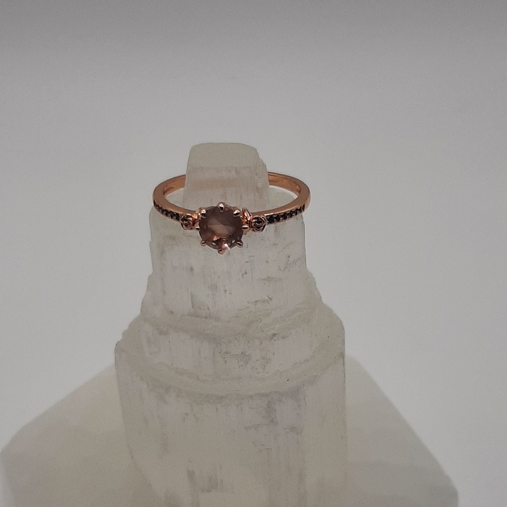 R1032 Pink Ring Plated - Fragrant Jewels